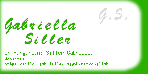 gabriella siller business card